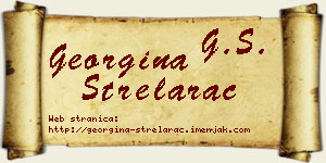 Georgina Strelarac vizit kartica